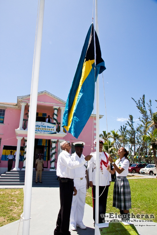 raising the flag