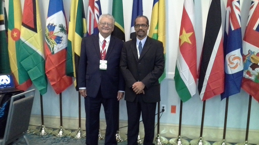 Minister Kar Samuda-Jamaica and CRFM Executive Director, Milton Haughton.