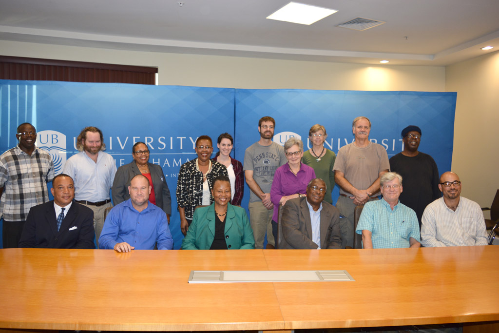 Administrators, historians, archeologists and graduate researchers from the University of The Bahamas, Antiquities, Monuments and Museums Corporation (AAMC) and Florida Museum of Natural History announced the discovery of ancient skeletal remains buried in the sand dunes near Clarence Town, Long Island.