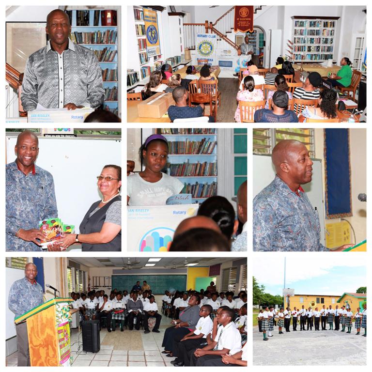 Mr. Alfred Sears visited with High schools on the island, and was also hosted at the Haynes Library on Thursday evening, September 28th, 2017 for a public presentation of his memoirs, "A Community Life."