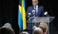Prime Minister, Dr. the Hon. Hubert Minnis addresses the official opening of a Workshop on the Freedom of Information Act, 2017, hosted by the Office of the Attorney General and Ministry of Legal Affairs, at the Paul H. Farquharson Conference Centre, Police Headquarters, on April 23, 2018.  (BIS Photo/Derek Smith)