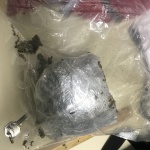 Suspected marijuana confiscated on Sunday, July 8th, 2018.