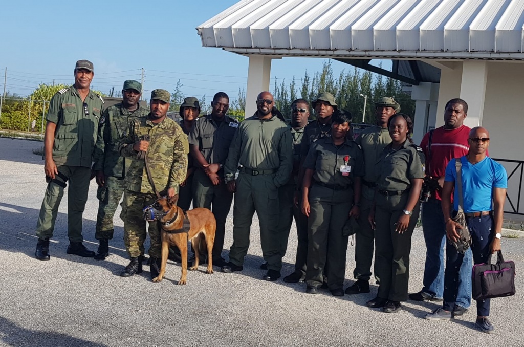 Immigration Team from Nassau on the ground in Eleuthera.