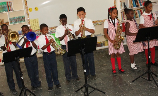 File photo: Eleuthera students competing in the the 2015 E. Clement Bethel National Arts Festival.