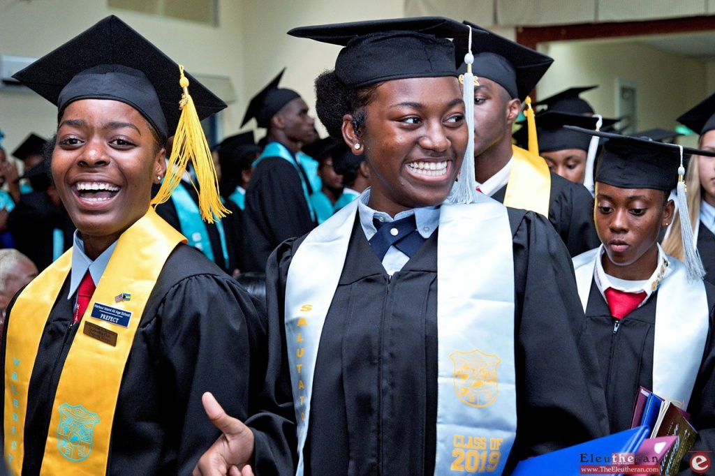 2019 Bahamas National High School Diploma Graduates Celebrate Success.