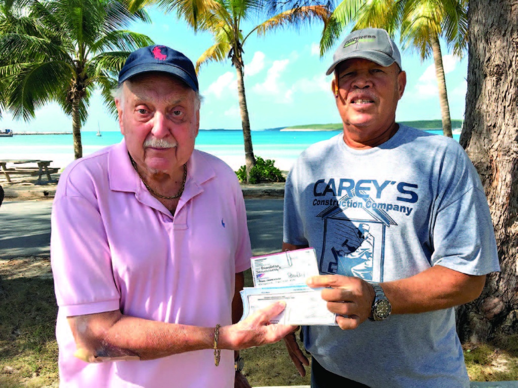 (L-R) Second homeowner, Theodore Young, with local contractor, John Norris Carey.