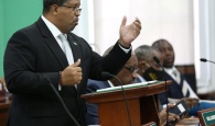 Deputy Prime Minister and Minister of Finance the Hon. K. Peter Turnquest presented the 2020/21 Budget Debate Opening Statement in the House of Assembly, Monday, June 8, 2020.  (BIS Photo/Patrick Hanna)