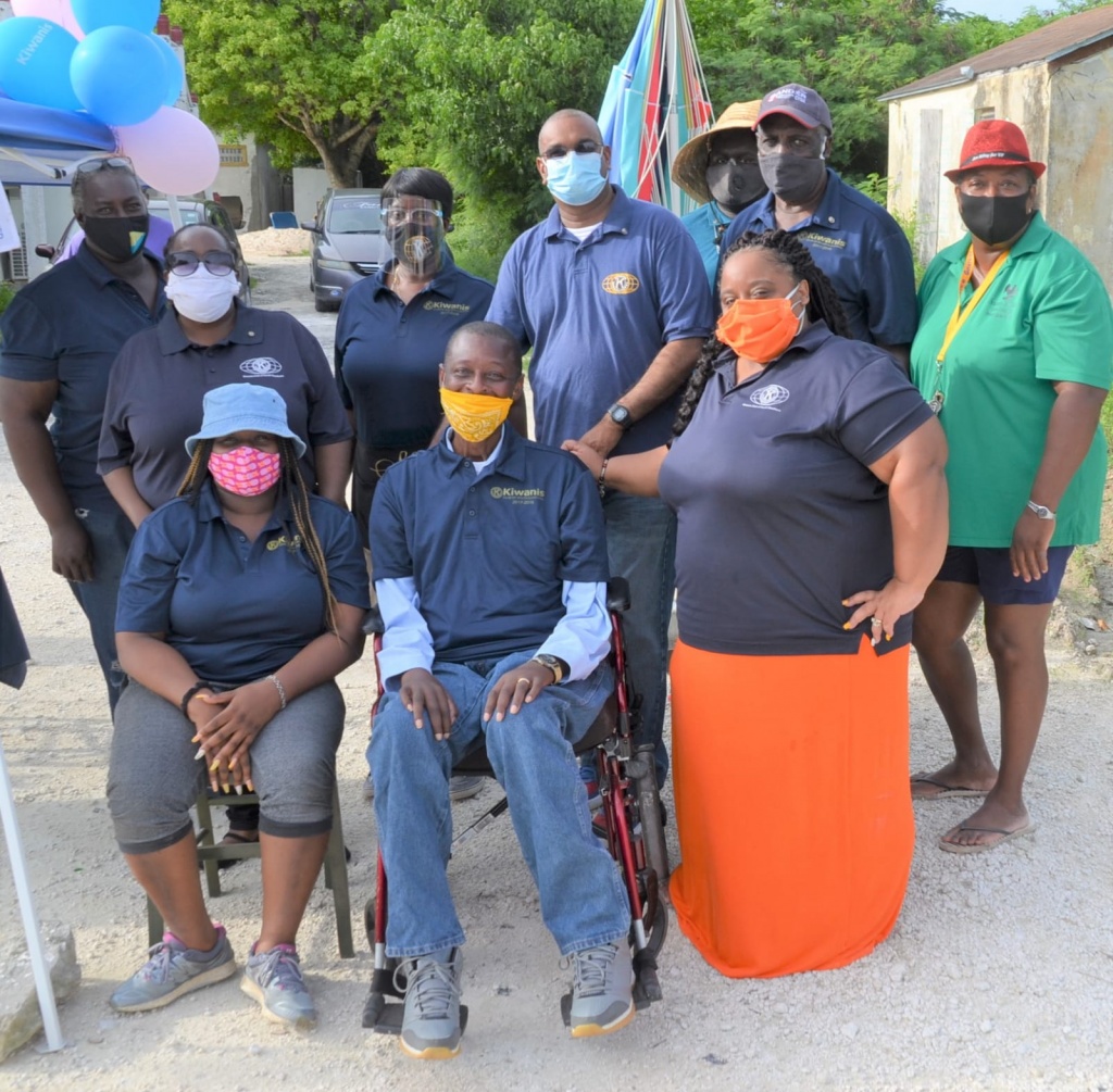 Dedicated members of the Kiwanis Club of South Eleuthera staying active and making a difference within their communities.