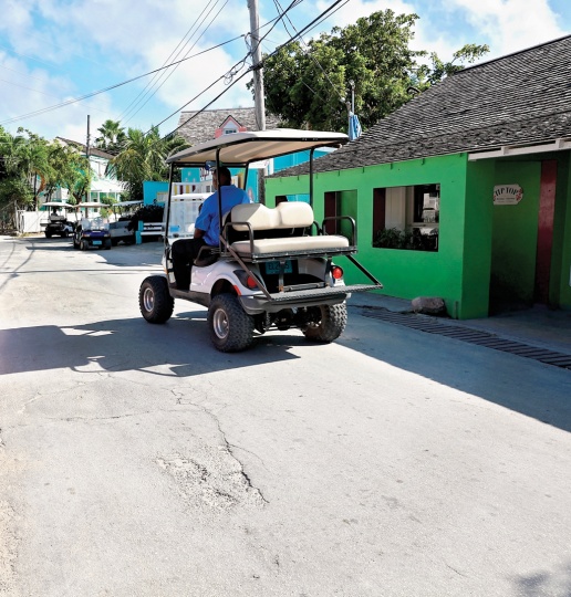 Five months of road repairs are ongoing to refurbish roads in Harbour Island.