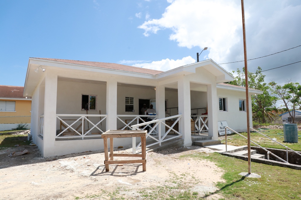 The Bluff's new public clinic facility as it neared completion in May of 2021.