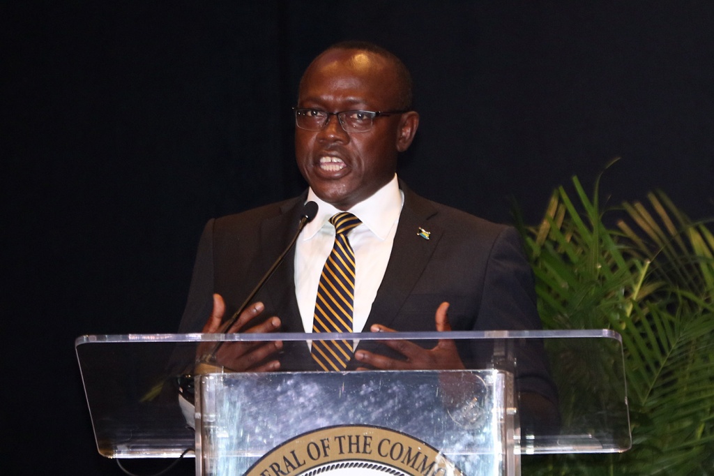 The Hon. I. Chester Cooper, Minister of Tourism, Investment and Aviation.