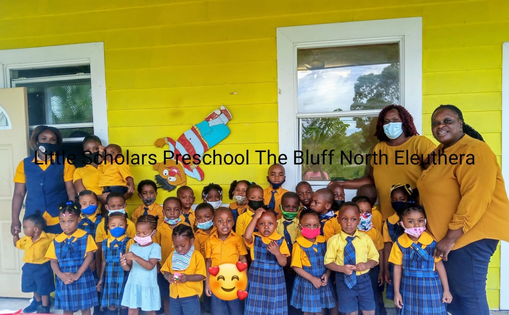 Little Scholars preschool made a special donation presentation to the Cancer Society of the Bahamas, Eleuthera Branch during Cancer Awareness month.