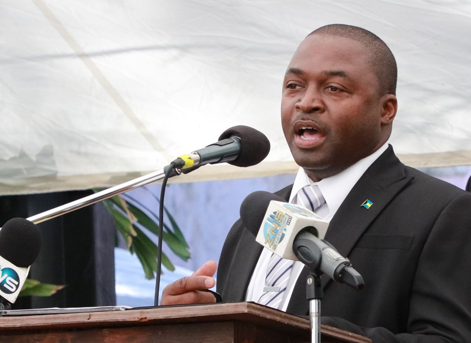 North Eleuthera MP Sylvanus Petty at the February 4th, swearing-in ceremony.