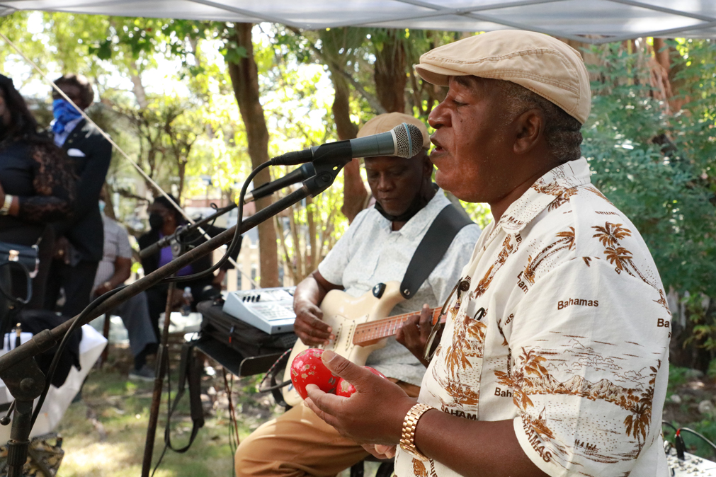 'Brilanders' perform at swearing-in ceremony in North Eleuthera.
