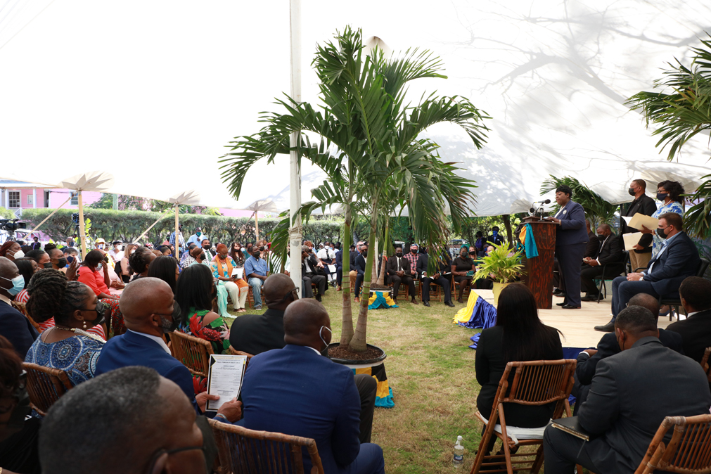 Bahamas House of Assembly Speaker, Patricia Deveaux, took part as special guest speaker during the swearing-in ceremony held in North Eleuthera on Friday, February 4th, 2022.