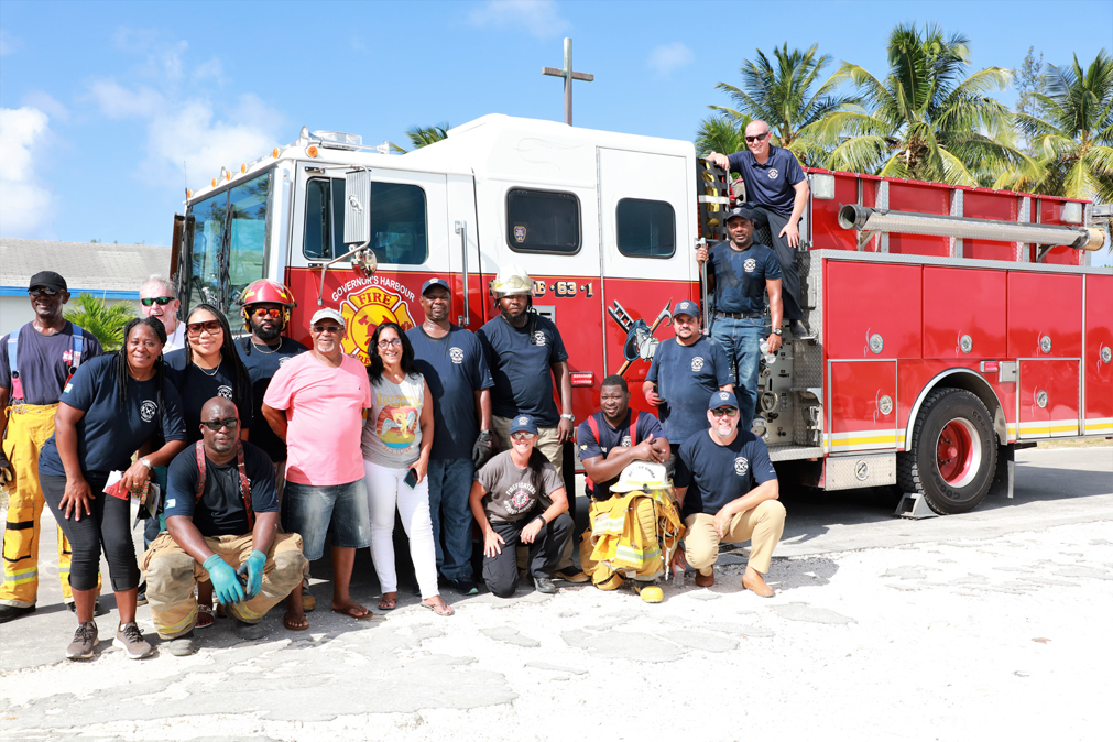 The Governor's Harbour Fire Rescue (GHFR) organization welcomed 'Firefighters Without Borders' to Eleuthera during August 2022 Initiating Specialised Training.