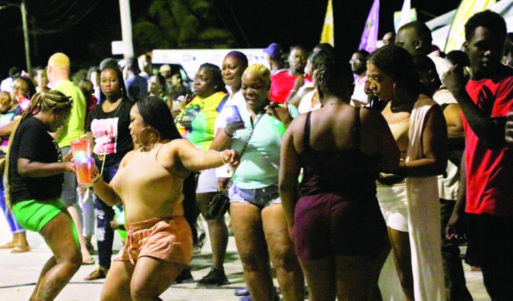 Dancing in the street at Goombay Festival 2022 in James' Cistern.