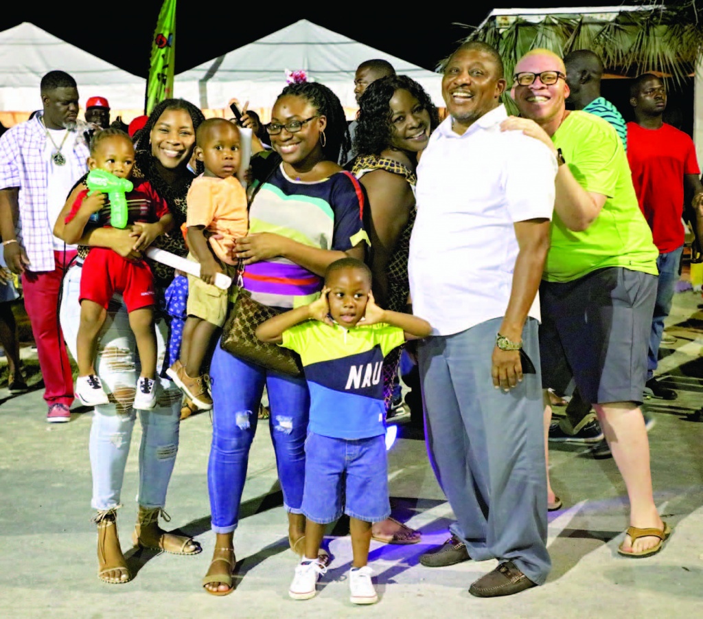 All smiles in James' Cistern at Goombay Summer Festival.