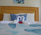 One of The Retreat's well-appointed rooms.