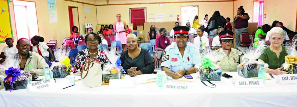 The Bee would not go on without the judges. Special thanks were given to (L-R) Natasha Wallace-Gibson, Levada Ingraham, Althea Gibson-Roberts, Sybil Forbes, Emily Petty, and Stella Randall.