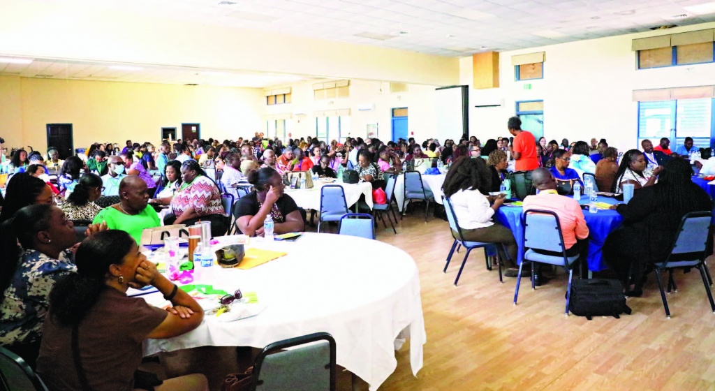 Educators from all across Eleuthera gathered at the Worker's House complex for a Professional Development Conclave.