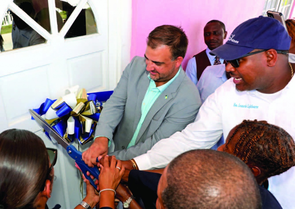 Officials cut the ribbon ahead of a public tour of the location.