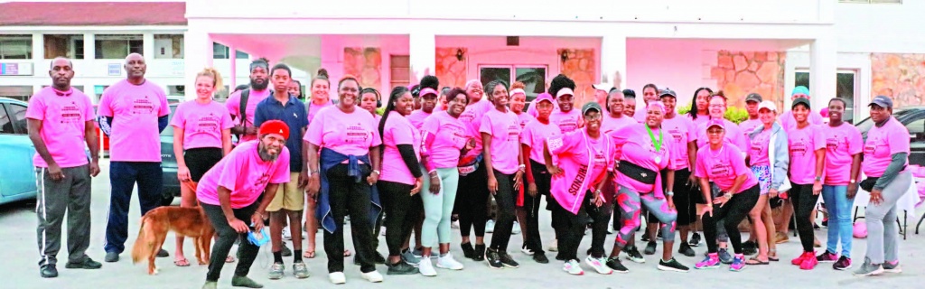 An impressive cross-section of Eleuthera community members were out to support the Cancer Society's Fun-Run-Walk early on the morning of Saturday, October 28th, 2023.