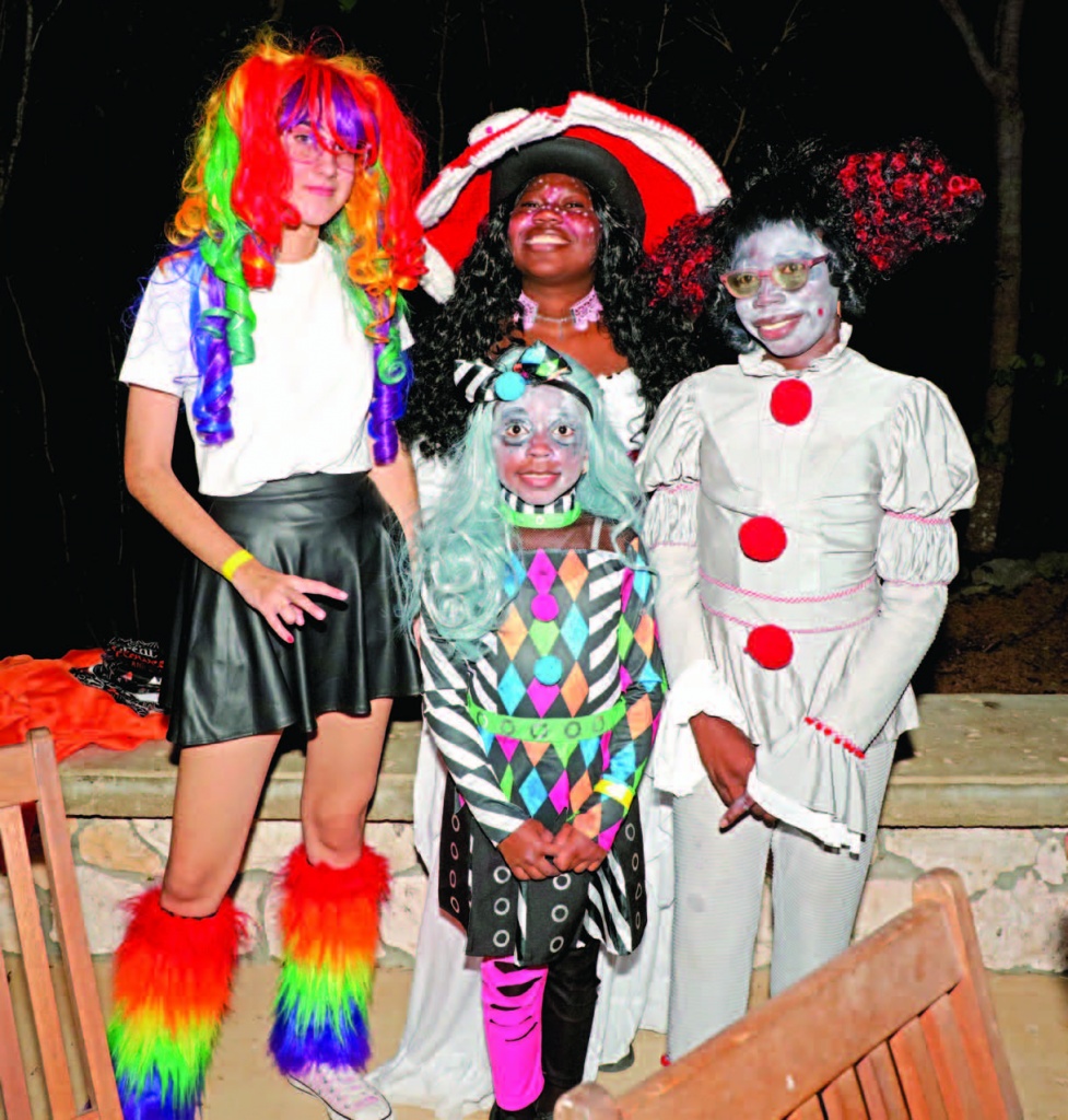 Many of the children out to enjoy the Spooktacular at The Levy came well prepared in elaborate and colourful costumes.