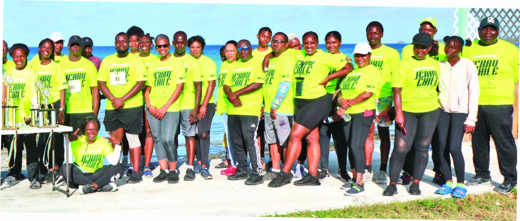 Support for the 12th Annual Catch Jerry Chile Fun-Run-Walk fund-raiser was strong this year, with participants from all over Central Eleuthera.