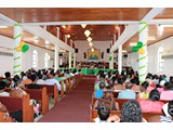 Beautifully decorated church room, filled with friends, family and well-wishers of the CEHS Class of 2016 Graduates -490A6958