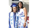 All Smiles- Salutatorian of the WHS Class of 2016, Brittany Ingraham, with her mother after the ceremony- 490A3340 (2)