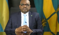 Prime Minister Minnis, addressing the nation on Wednesday evening, July 26, 2017.  (BIS Photo)