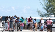 File photo: Hurricane Dorian victims out of Abaco arriving in Eleuthera via boat.