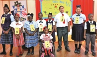 Nine speakers decked smartly in their uniforms representing schools from North to South eleuthera.