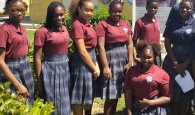 File Photo: PHAHS (Preston Albury High School) students on the grounds of the school.