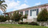 The Governor's Harbour Clinic as it stood in January 2021.  The building has been unoccupied since early 2019.  Refurbishment plans which had been announced to begin in May of 2019, finally began during June of 2021.